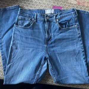 Everlane High Waist Straight Jeans